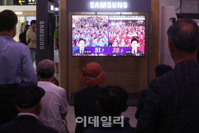 대선 출구조사 결과 발표                                                                                                                                                                           