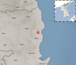 1시간 반 사이에 경북 영덕서 두차례 지진…규모 2.0, 2.3(종합)
