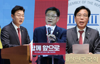 국힘 원내대표 '수도권·TK·PK' 3파전…모두 '쇄신' 외치지만