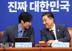 [포토]최고위, '미소 보이는 김병기 원내대표'                                                                                                                                                   