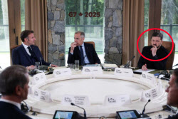 트럼프 떠난 G7 자리엔 젤렌스키가 앉았다