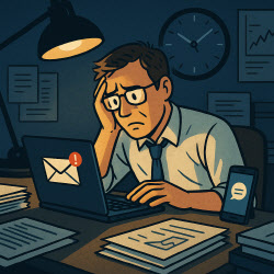 AI 덕에 편해질 줄 알았더니…퇴근 후 또 일하는 직장인들