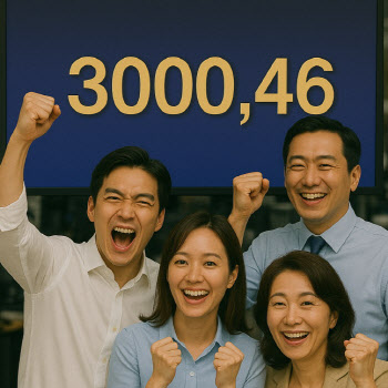 코스피, 3년 5개월만에 장중 3000선 돌파