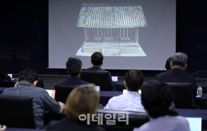 조선 왕실 사당 '관월당' 귀환 언론공개회 열려                                                                                                                                            