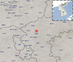 충청에 규모 2.2 지진 발생…충북은 진도 4 수준 떨림