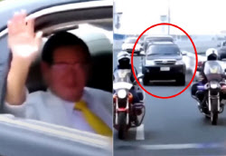 “사이렌 켜고 길막” 검은 호위행렬…안에는 신천지 이만희
