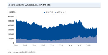 6만전자 올라섰지만 SK하이닉스 질주에 &apos;대장주&apos; 지위 흔들