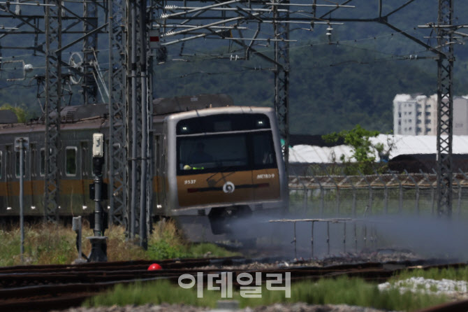 레일 온도상승 방지 살수 설비 운영                                                                                                                                                                 