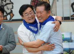 정청래·박찬대, 충청 공략…“이재명 정부 성공 위한 당 대표 되겠다”