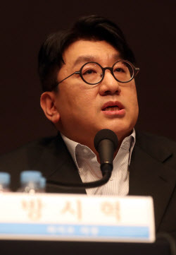 '증시 사기 혐의' 방시혁 하이브 의장, 한경협 강연 취소