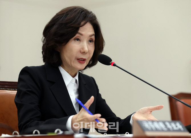 인사청문회, '답변하는 이진숙 후보자'                                                                                                                                                    