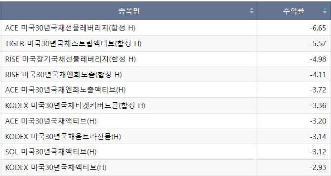 美 장기채 ETF, 손실에도 몰린다…시장선 “폭락” 우려