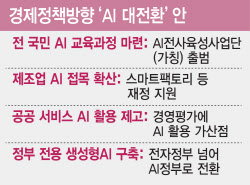 [단독]공공서비스·교육·제조업… &apos;AI 대전환&apos; 청사진 나온다