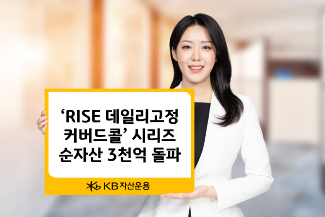 KB운용, ‘RISE 데일리고정커버드콜’ ETF 3종 순자산 3천억 돌파