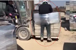 지게차 묶어 조롱해놓고 "평소 친한 사이"…가해자, 눈물로 호소