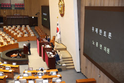 [포토]노종면 의원, '방송법 개정안 필리버스터'                                                                                                                                                 