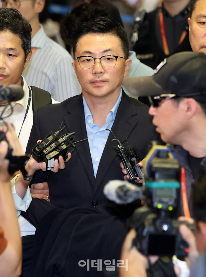 체포된 김건희 집사 김예성씨                                                                                                                                                                       