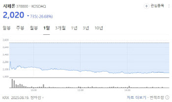 성과 임박했다는 샤페론, 주주배정 유증 26%↓[바이오맥짚기]