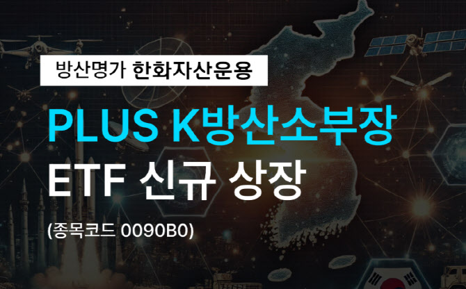 한화자산운용 'PLUS K방산소부장' ETF 신규 상장