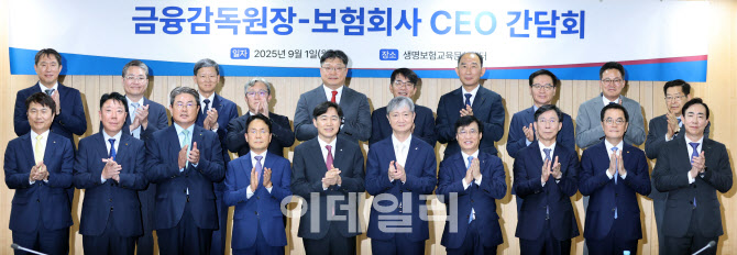 취임후 첫 보험회사 CEO 만난 금감원장