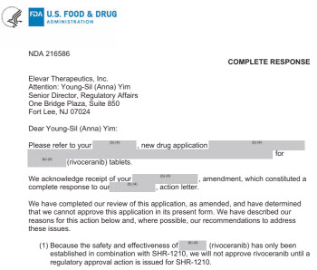[단독]FDA, HLB 간암 신약 CRL 공개…"연내 재신청 목표"