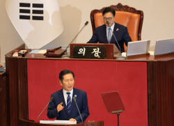 [포토]정청래, '국민의힘...내란과 절연 못하면 위헌정당 해산 심판'                                                                                                                              