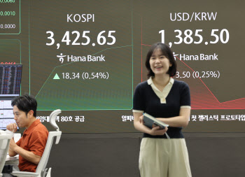 코스피, 3440선도 돌파…삼전·하이닉스가 끌어올린다