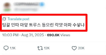 "팅갈 민따 마앞" 인니 SNS 떠도는 수상한 한글...해석하니