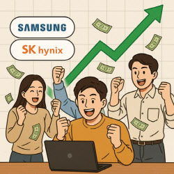 '9만전자·40만닉스' 불기둥 쐈다…개미들 추석 선물 될까[특징주]