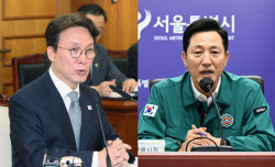 오세훈 독주 속 진보진영 ‘3파전’…김민석, 양자대결서 선전