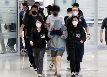 ‘캄보디아 구금’ 한국인 64명 대부분 피의자…경찰 압송(종합)