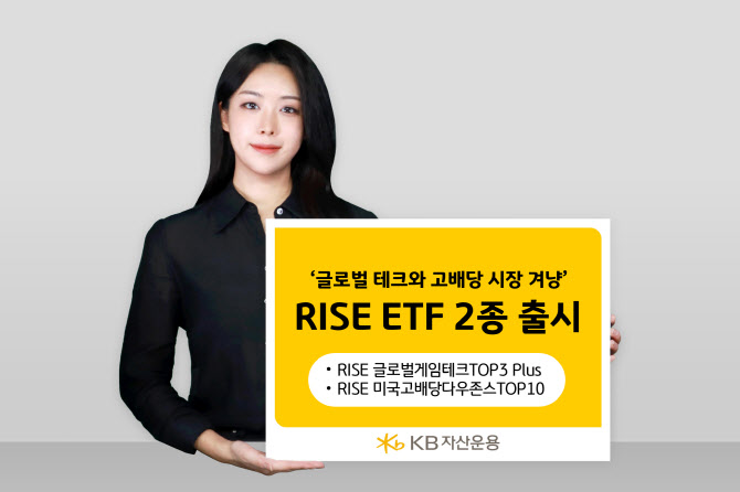 게임부터 고배당까지…KB자산운용, ‘RISE ETF’ 상품군 확대