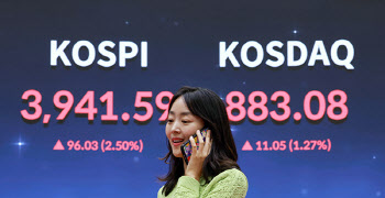 코스피, 3941.59 최고치 마감…삼전·하닉 시총 1000조 돌파