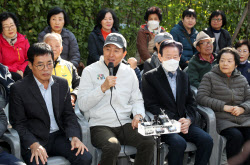 [포토] 오세훈 서울시장, 재개발 주민간담회                                                                                                                                                               