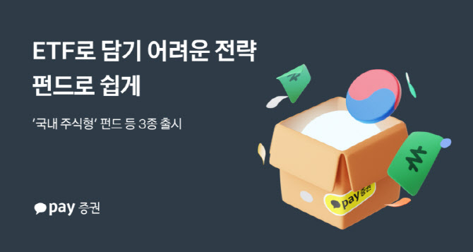 카카오페이증권, ‘국내 주식형’ 펀드 등 3종 추가