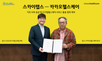 카카오헬스케어-스카이랩스, ‘혈압 반지’ 공급 계약 체결