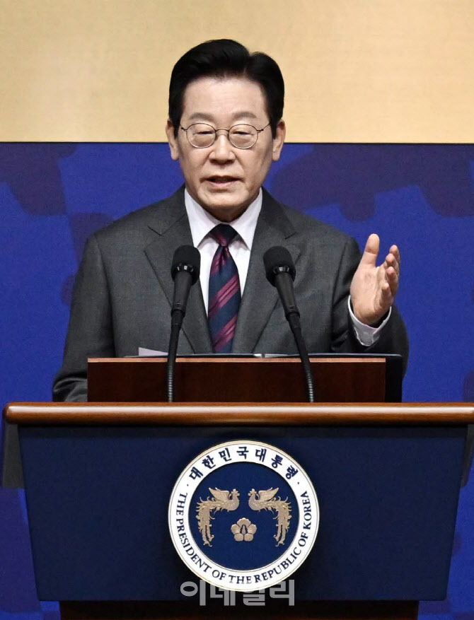 [포토]이재명 대통령, '2025 APEC CEO SUMMIT 특별연설'