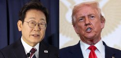 [속보] 이재명·트럼프 대통령 회담장 입장