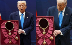 금값만 1억…&apos;황금 사랑&apos; 트럼프 맞춤 선물에 외신도 주목