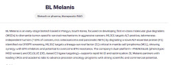 비엘팜텍 자회사 비엘멜라니스, 혁신 항암제 미국서 동물실험 성공