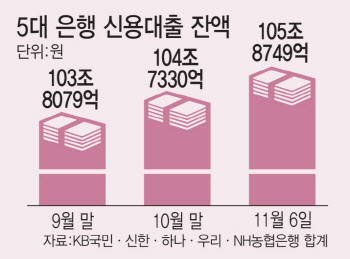 돌아온 &apos;빚투&apos;…일주일 새 신용대출 1조 급증