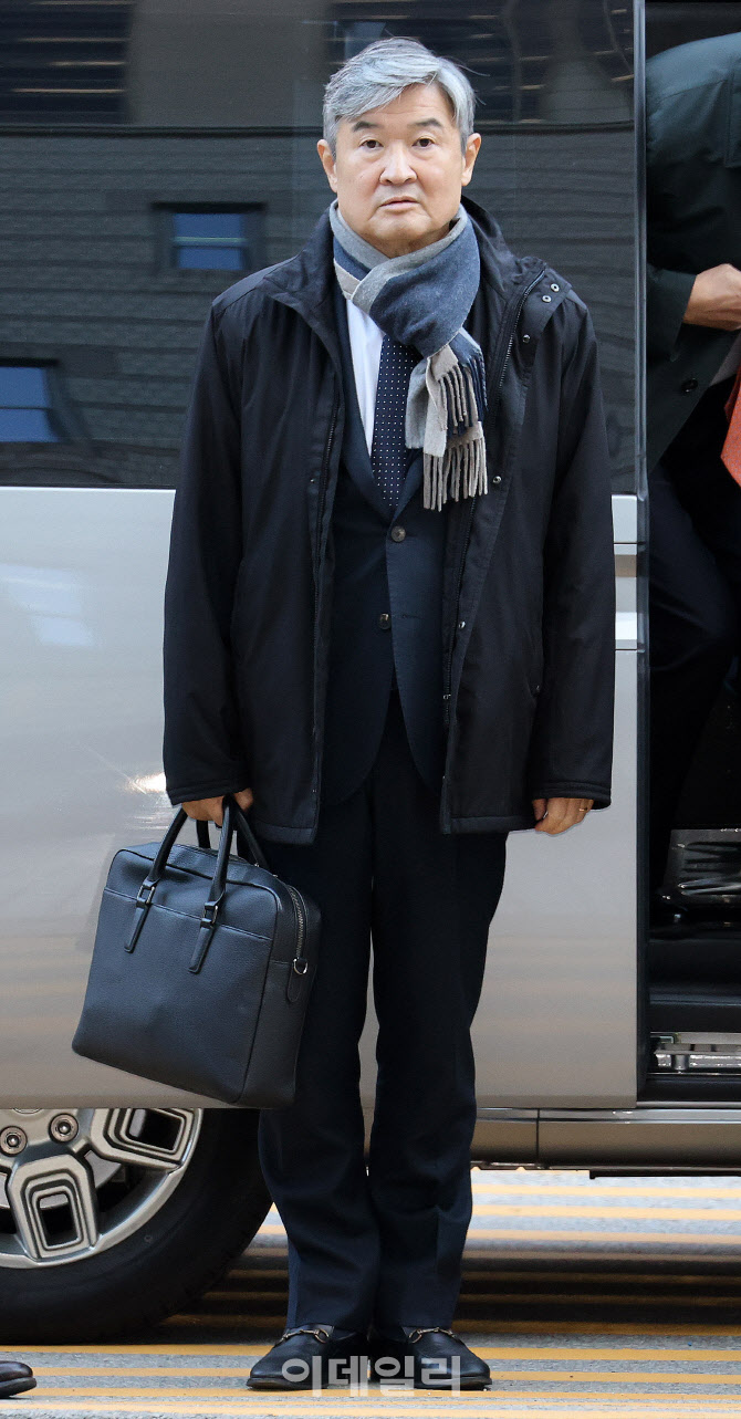 법원 도착한 조태용 전 국가정보원장                                                                                                                                                                