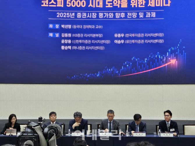 반도체주, 내년 고점 오나…“코스피 5000 위해 ‘친기업 정책’ 필요”(종합)