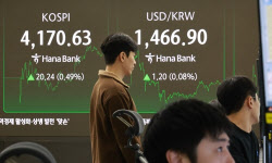 코스피, 외국인 매수세 힘입어 4170.63 상승 마감