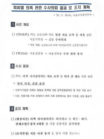 피씨엘, 尹 취임식 &apos;코로나 타액진단키트&apos; 임상 조작 혐의로 검찰 송치