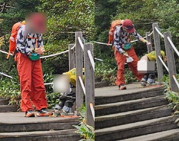 중국인 ‘대변 테러’, 벌써 4번째…이번엔 한라산서 포착