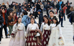 [포토]"日여행 가지마라"…中 '한일령'에 한국 찾은 중국인 관광객들                                                                                                                    