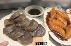 광장시장서 또…“순대 9조각 7000원, 떡볶이엔 떡 6개”