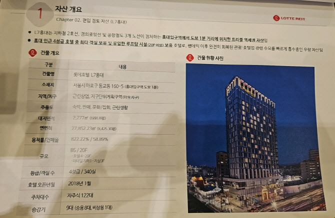 리츠 투자 간담회 관련 이미지