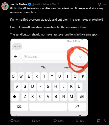 "애플 메시지 UX 문제 있다"…저스틴 비버 불만 표출 이유[모닝폰]